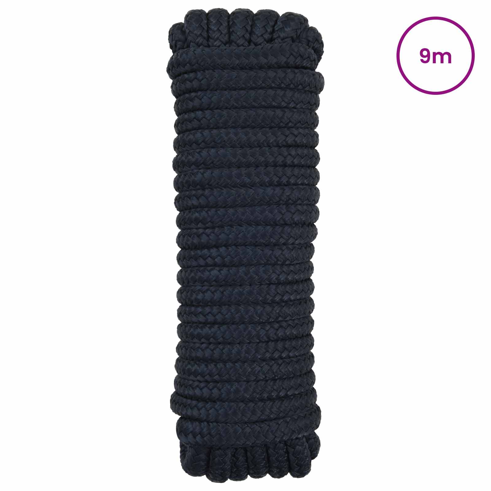 vidaXL Boat Rope 2 mm 9 m Royal Blue Polyester 2