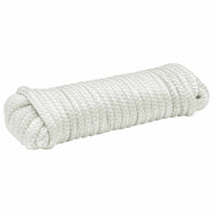 vidaXL Boat Rope 10 mm 9 m White Polyester 3