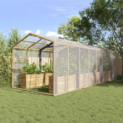 vidaXL Plant Cover Transparent 6 x 6 m PE 1