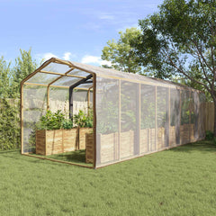 vidaXL Plant Cover Transparent 6 x 6 m PE 1