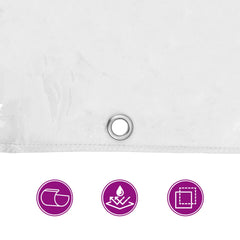 vidaXL Plant Cover Transparent 4 x 5 m PVC 6