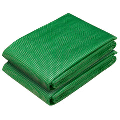 vidaXL Tarpaulin with Eyelets 2 pcs Green 4 x 2 m 260 gsm PE 2