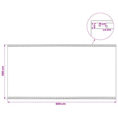vidaXL Tarpaulin with Eyelets Green 3 x 6 m 260 gsm PE 6