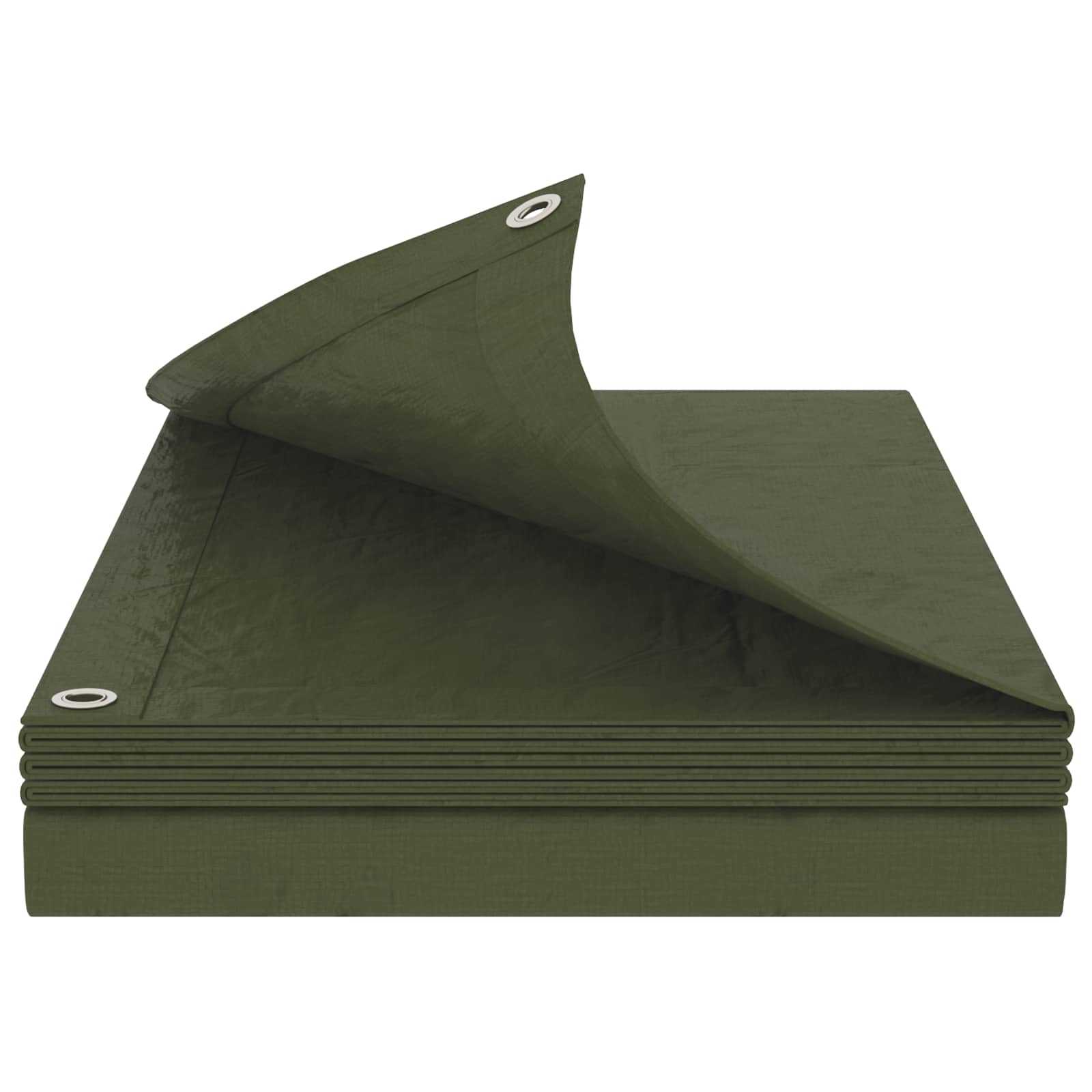 vidaXL Tarpaulin with Eyelets Green 6 x 10 m 90 gsm PE 2