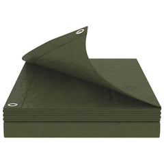 vidaXL Tarpaulin with Eyelets Green 8 x 8 m 90 gsm PE 2