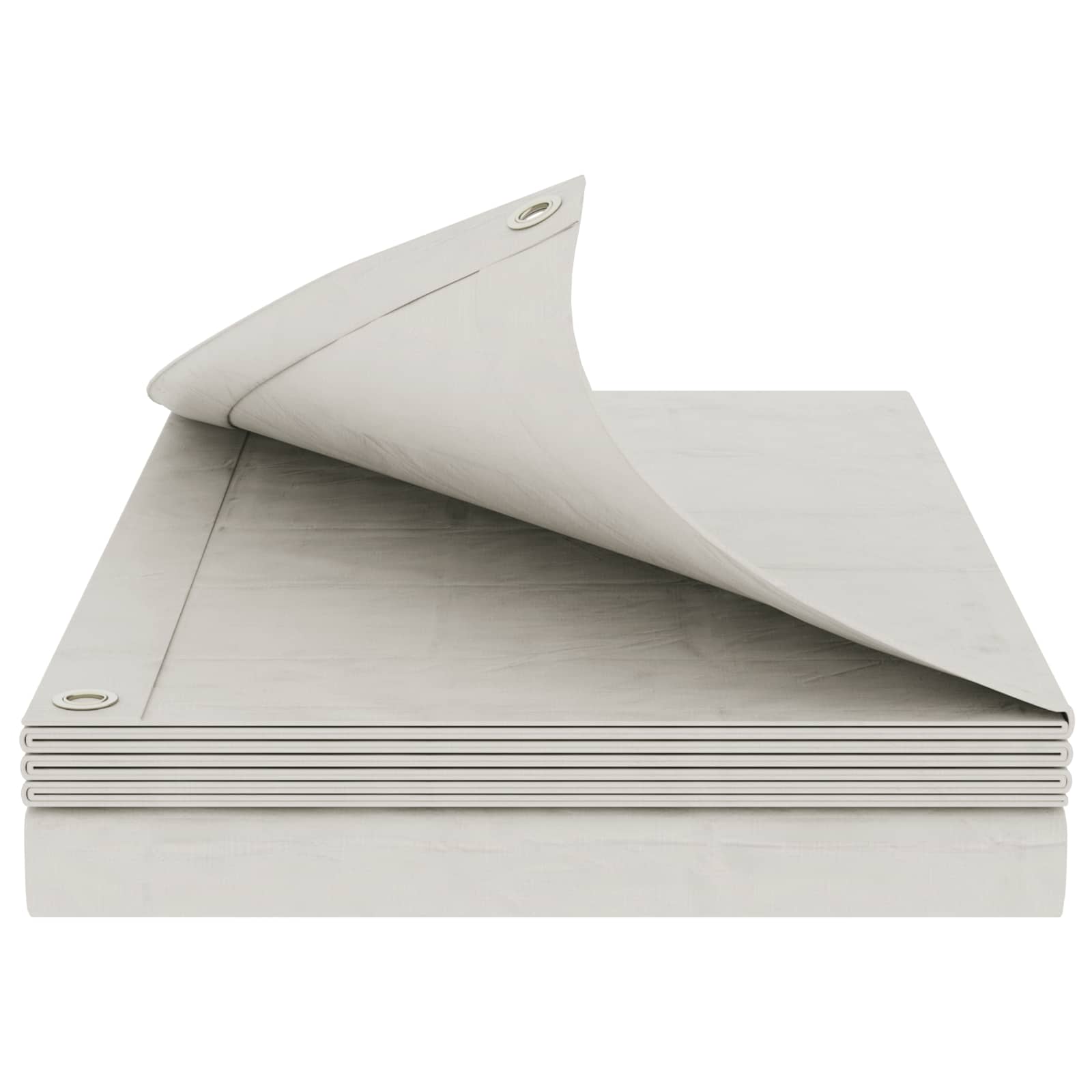 vidaXL Tarpaulin with Eyelets White 6 x 10 m 90 gsm PE 2