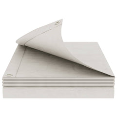 vidaXL Tarpaulin with Eyelets White 4 x 8 m 180 gsm PE 2
