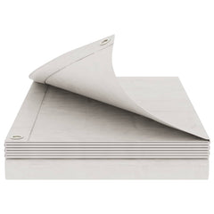 vidaXL Tarpaulin with Eyelets White 6 x 8 m 260 gsm PE 2