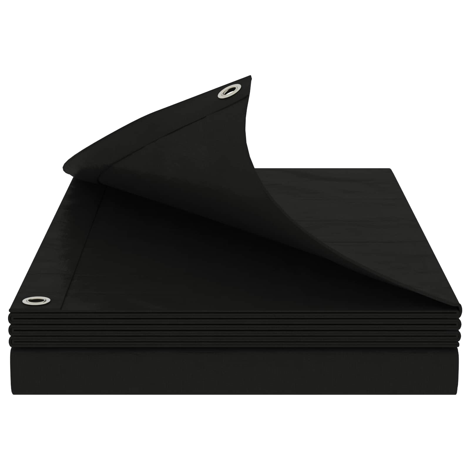 vidaXL Tarpaulin with Eyelets Anthracite Grey 6 x 8 m 260 gsm PE 2