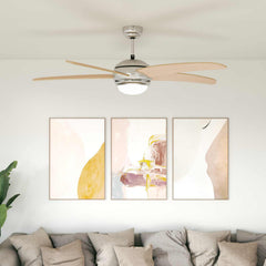Ceiling Fan with Light and Remote Control Ø Sonoma 130 cm with 5 blades