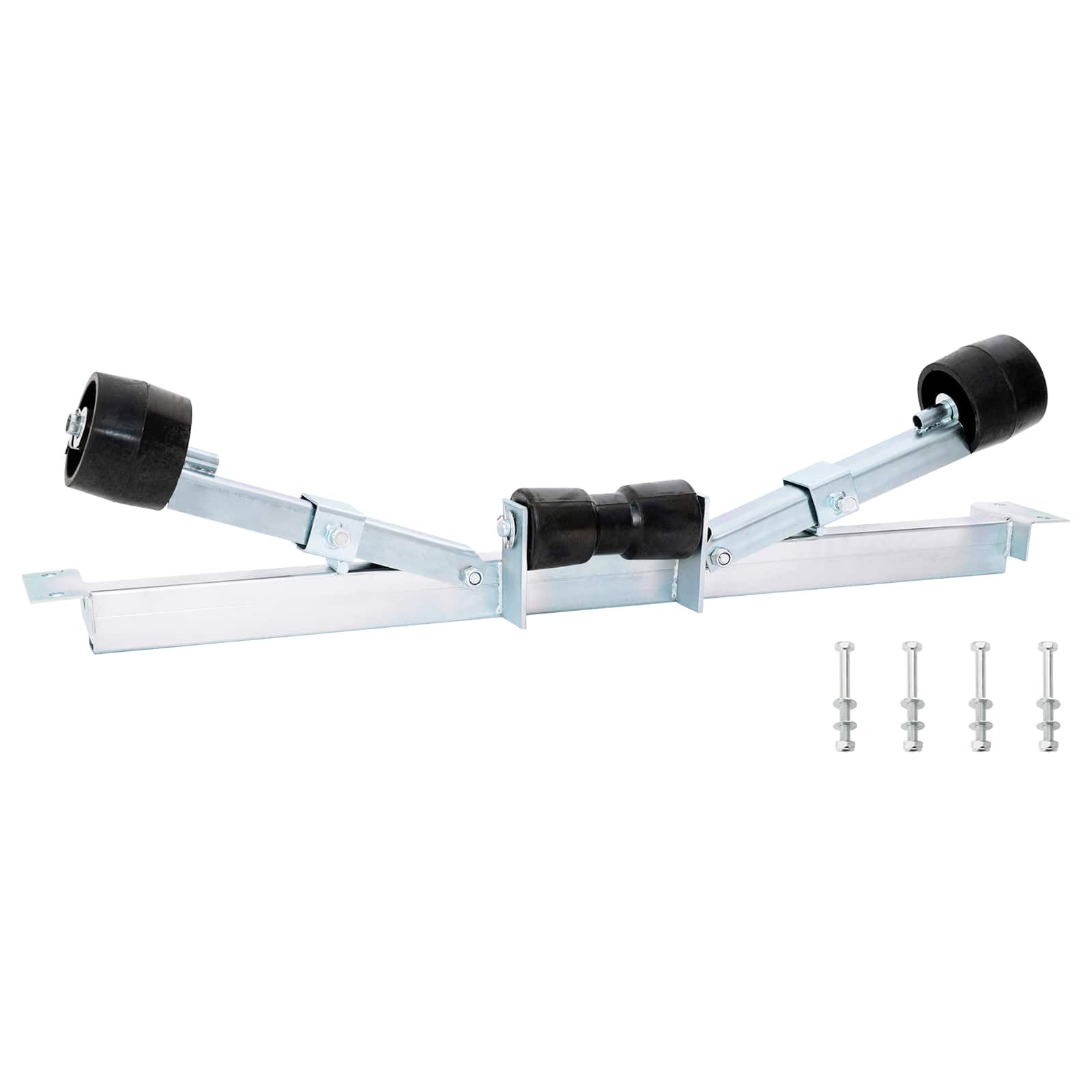 vidaXL Boat Trailer Bottom Support 111 x 12.5 x 43 cm Galvanised Steel 1