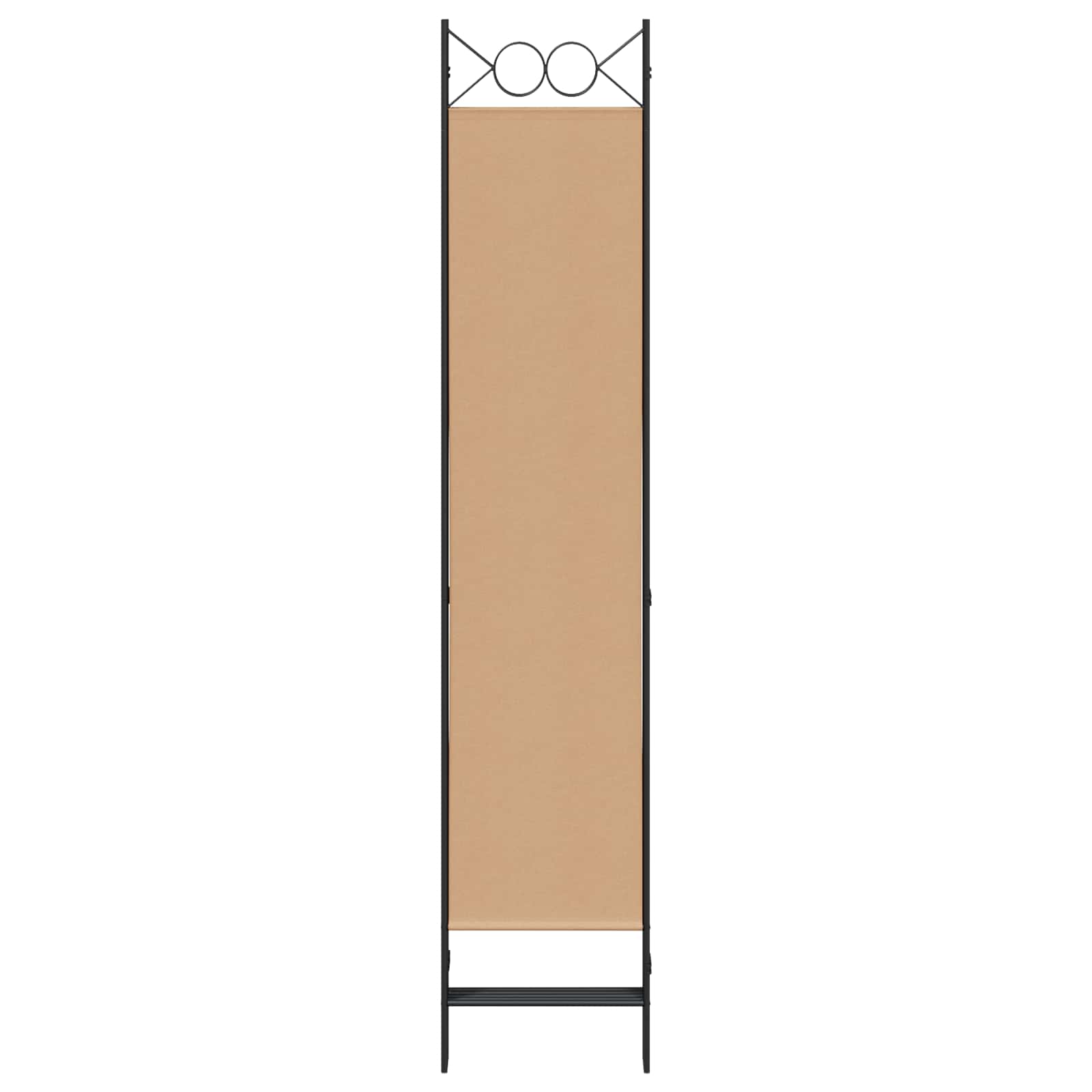 vidaXL Room Divider Beige 200 x 200 cm Fabric 5