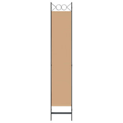 vidaXL Room Divider Beige 160 x 220 cm Fabric 5