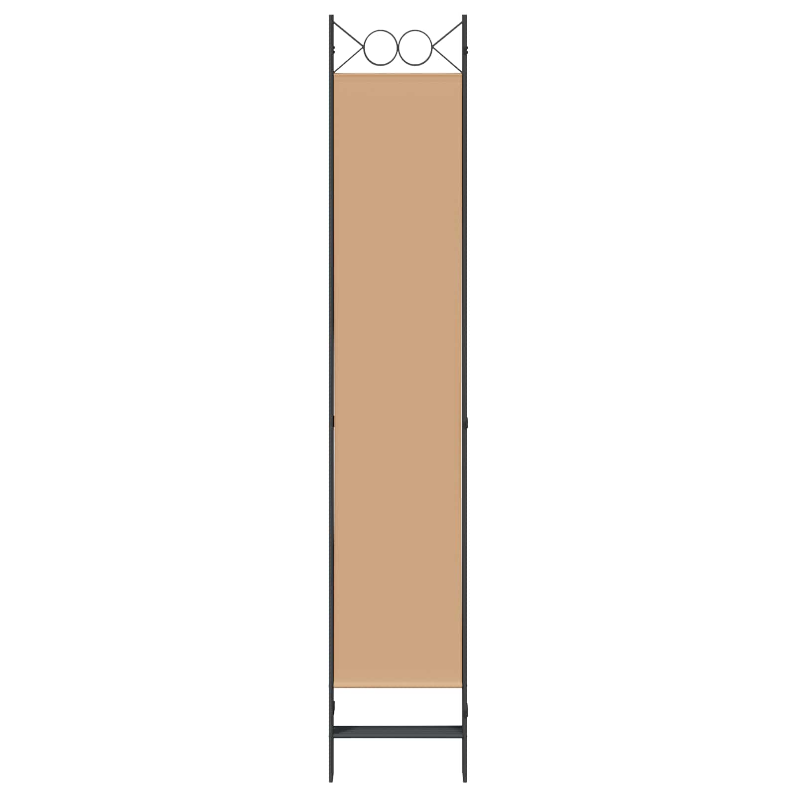 vidaXL Room Divider Beige 200 x 220 cm Fabric 5