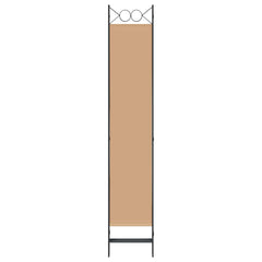 vidaXL Room Divider Beige 200 x 220 cm Fabric 5