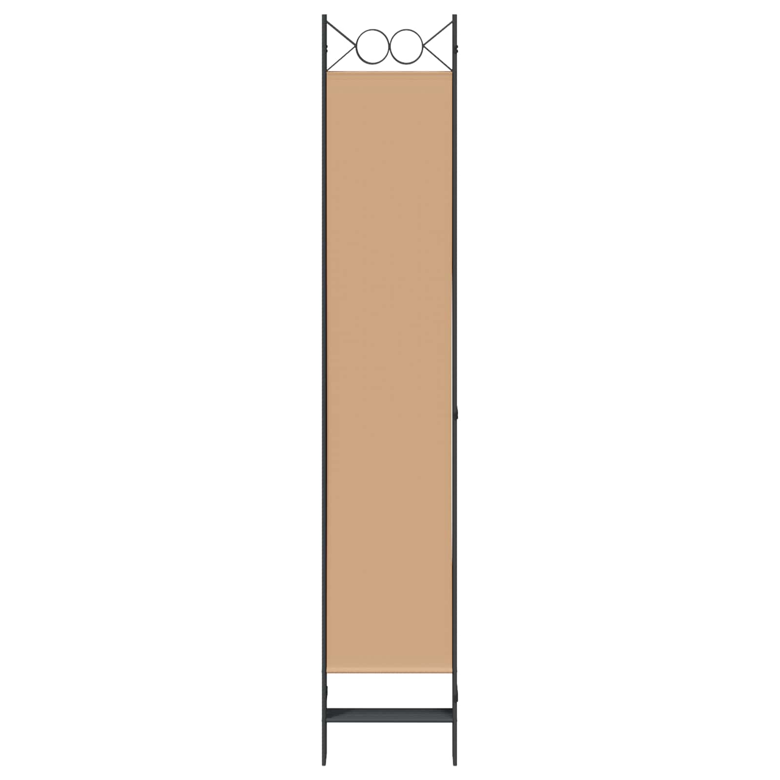 vidaXL 6-Panel Room Divider Beige 240 x 220 cm Fabric 5