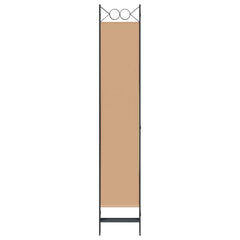 vidaXL 6-Panel Room Divider Beige 240 x 220 cm Fabric 5