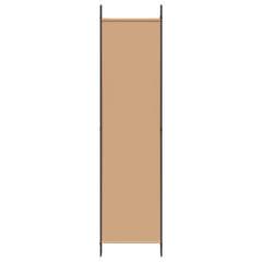 vidaXL 6-Panel Room Divider Beige 300 x 200 cm Fabric 5