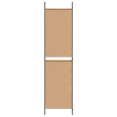 vidaXL 5-Panel Room Divider Beige 250 x 200 cm Fabric 5