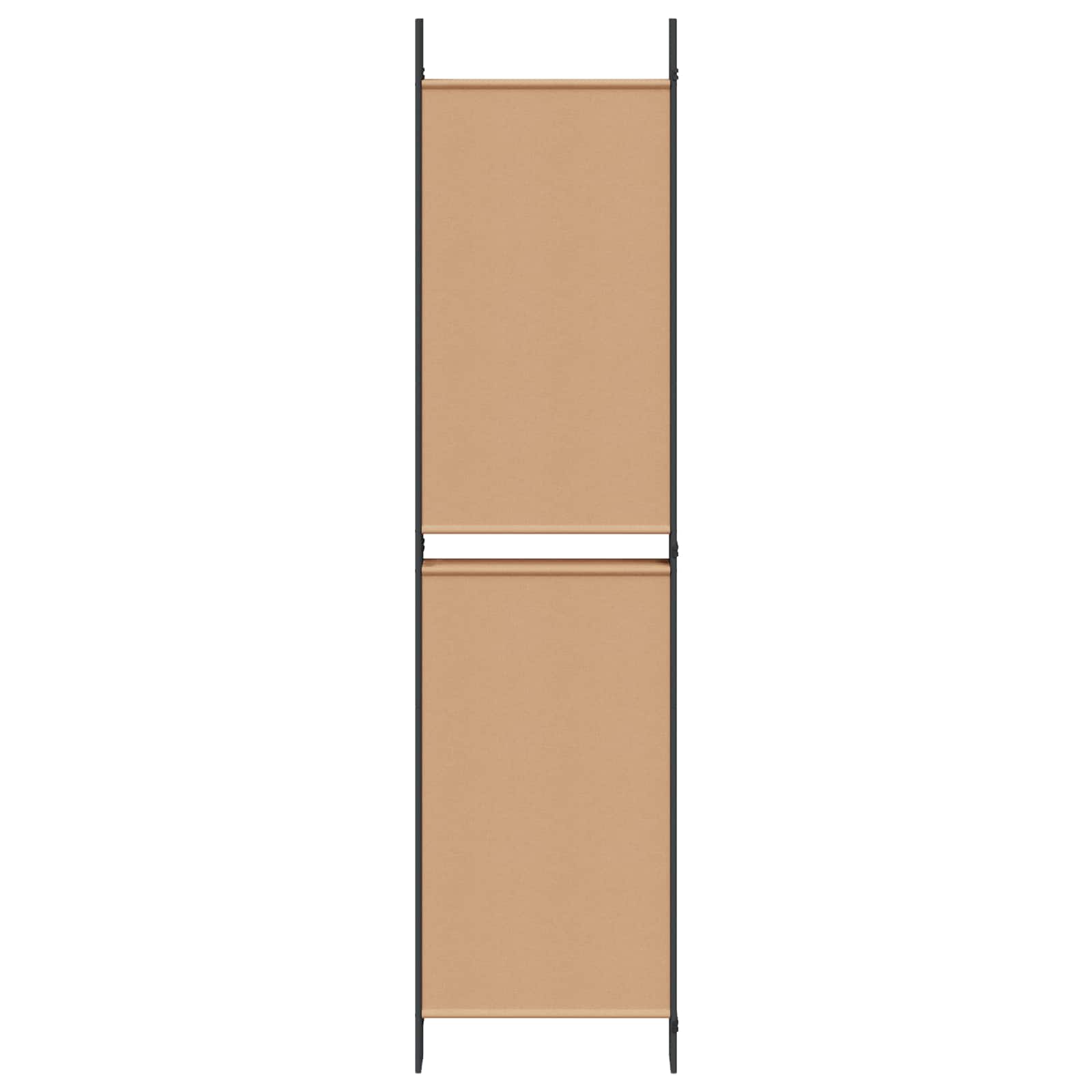 vidaXL 6-Panel Room Divider Beige 300 x 200 cm Fabric 5