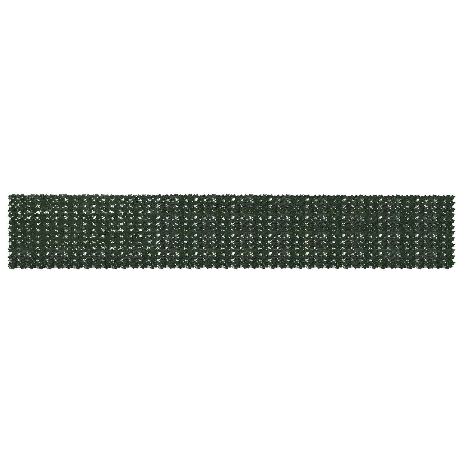 vidaXL Balcony Screen with Leaves Dark Green 600 x 100 cm 1