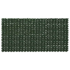 vidaXL Balcony Screen with Leaves Dark Green 300 x 150 cm 1