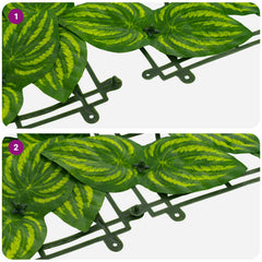 vidaXL Balcony Screen with Leaves Green and Yellow 600 x 75 cm 6