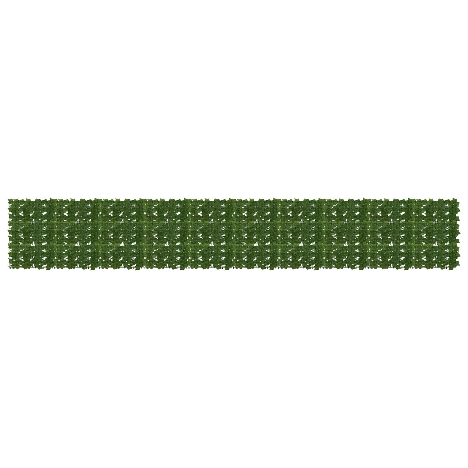 vidaXL Balcony Screen with Leaves Green 500 x 75 cm 1