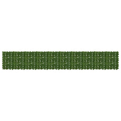 vidaXL Balcony Screen with Leaves Green 500 x 75 cm 1