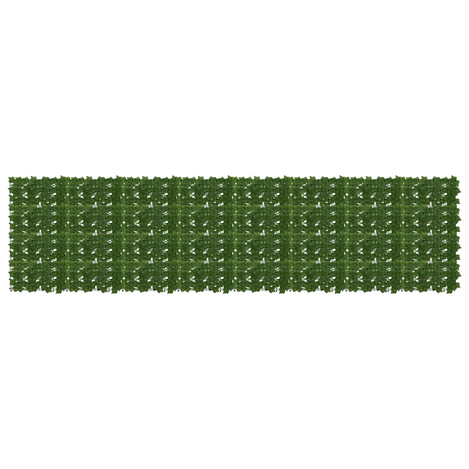 vidaXL Balcony Screen with Leaves Green 400 x 100 cm 1