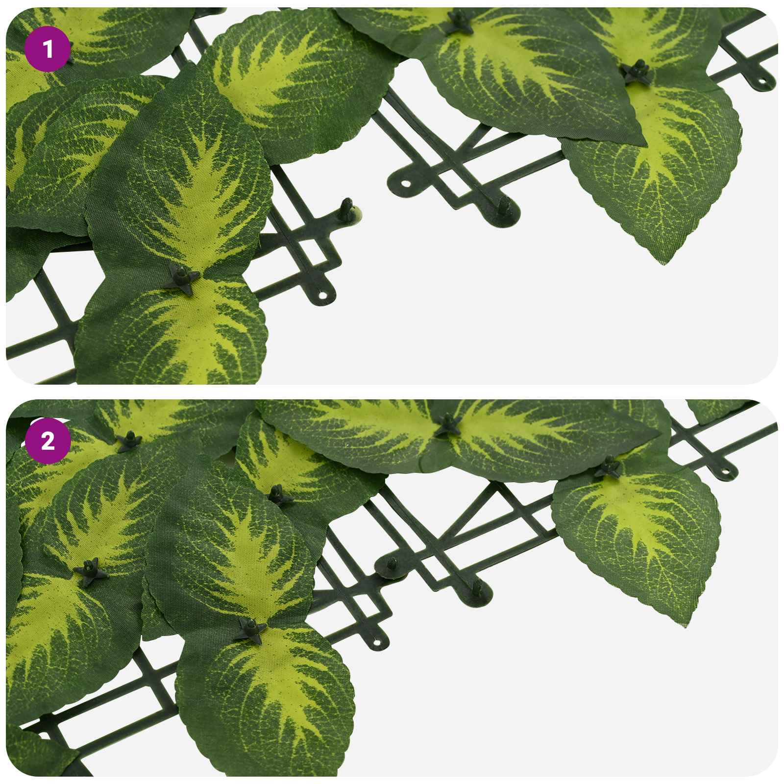 vidaXL Balcony Screen with Leaves Green and Yellow 400 x 75 cm 6