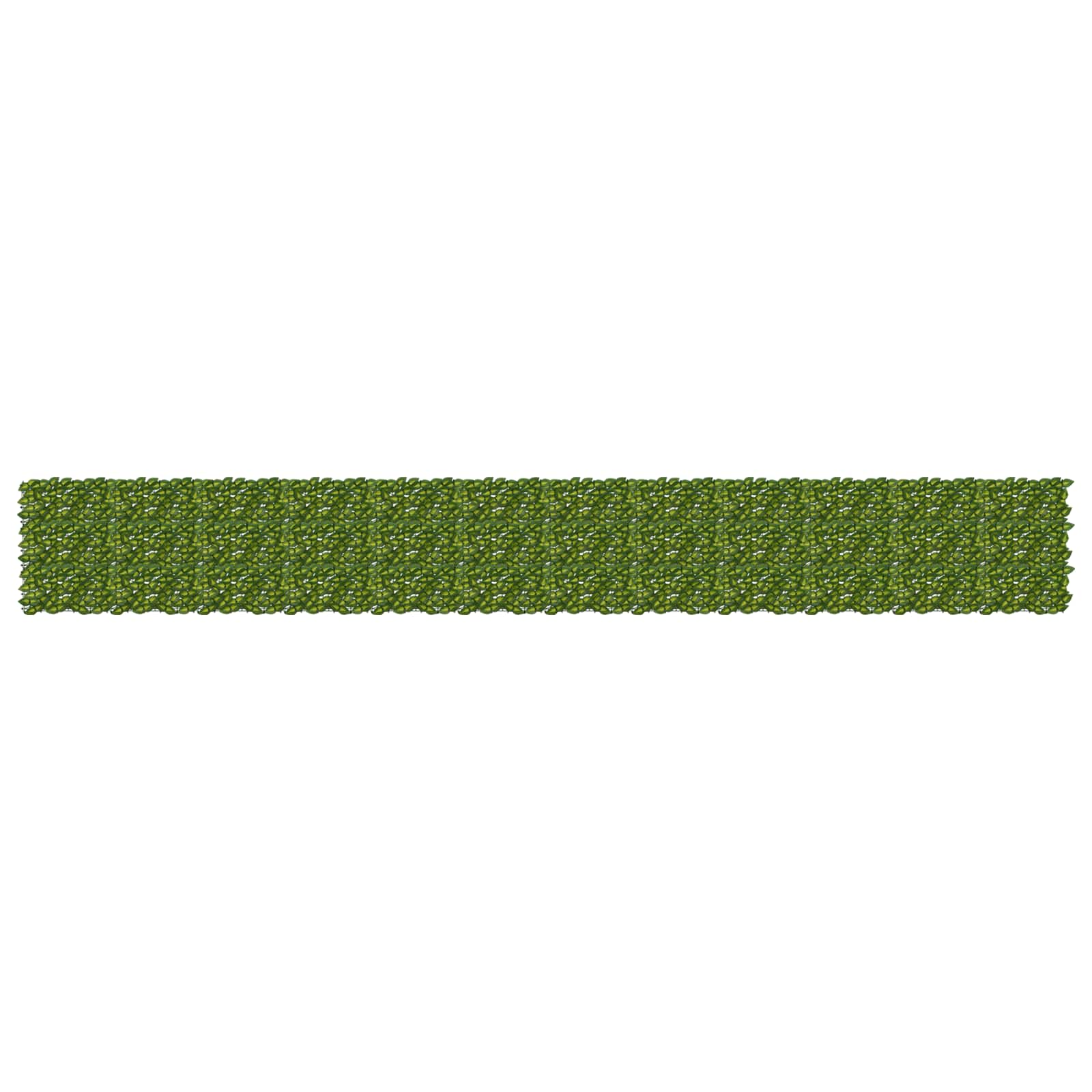 vidaXL Balcony Screen with Leaves Green and Yellow 600 x 75 cm 1