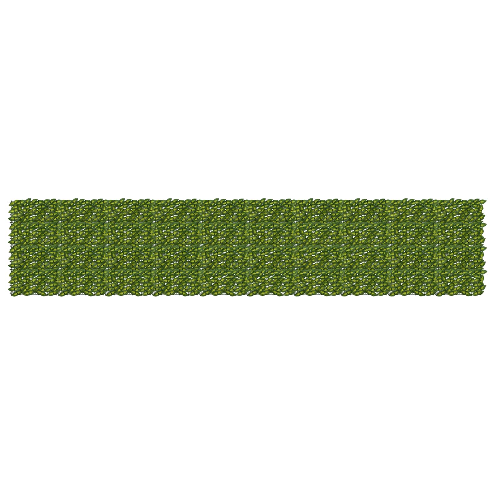 vidaXL Balcony Screen with Leaves Green and Yellow 500 x 100 cm 1