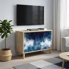 vidaXL TV Cabinet RAALTE 69 x 33 x 50 cm Sonoma Engineered Wood 1