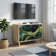 vidaXL TV Cabinet WIJHE 69 x 33 x 50 cm Sonoma Engineered Wood 1