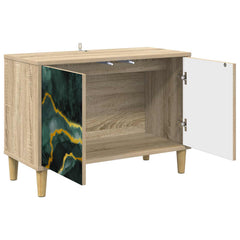 vidaXL TV Cabinet WIJHE 69 x 33 x 50 cm Sonoma Engineered Wood 3