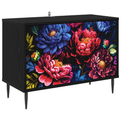 vidaXL TV Cabinet KIEL 69 x 33 x 50.5 cm Black Oak Engineered Wood 2