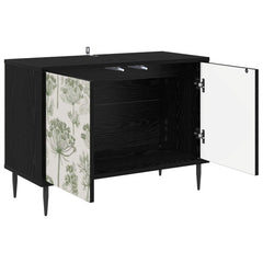 vidaXL TV Cabinet GOTHA 69 x 33 x 50.5 cm Black Oak Engineered Wood 3