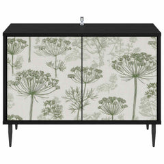 vidaXL TV Cabinet GOTHA 69 x 33 x 50.5 cm Black Oak Engineered Wood 4