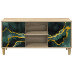 vidaXL TV Cabinet WIJHE 102 x 33 x 50 cm Sonoma Engineered Wood 4