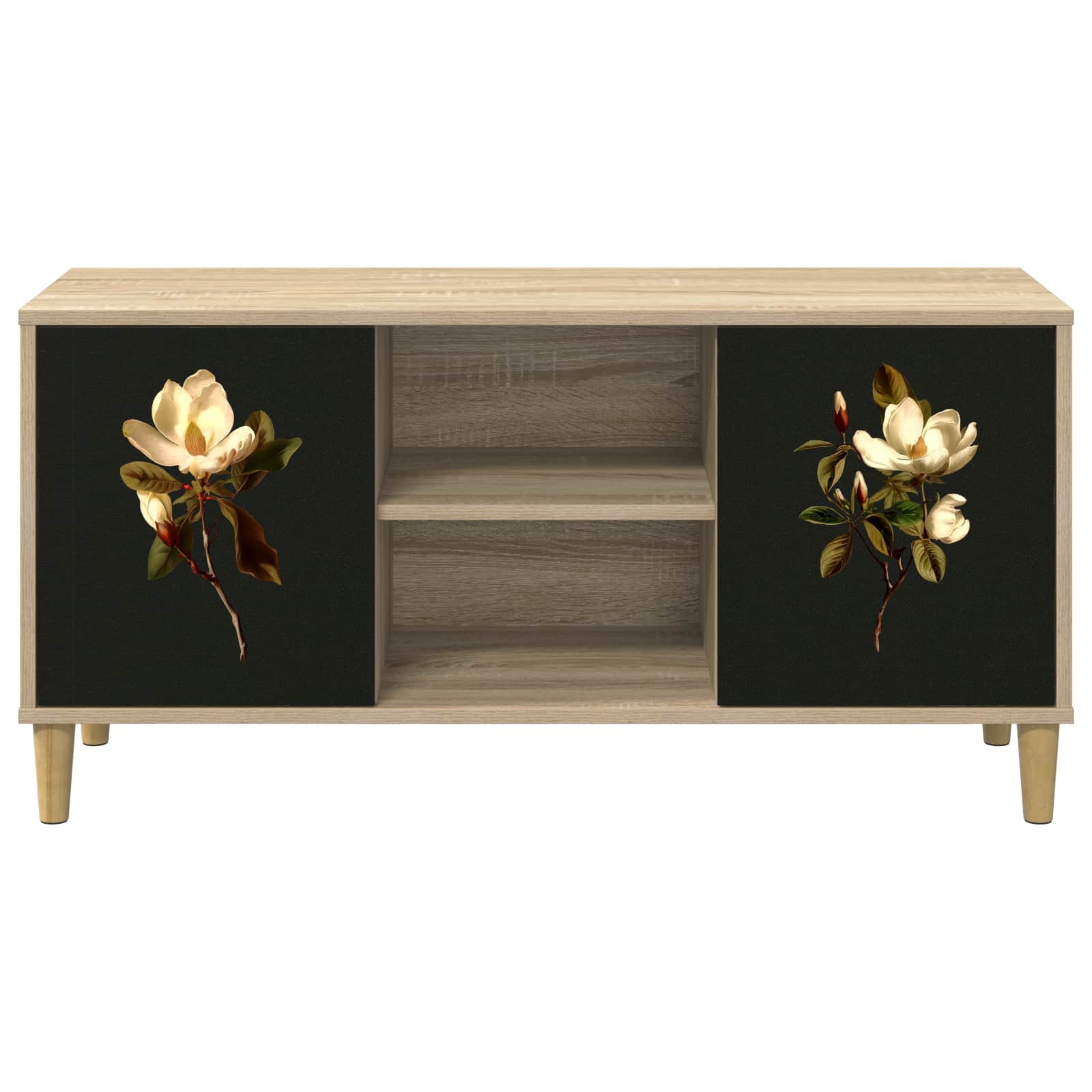 vidaXL TV Cabinet BREMEN 102 x 33 x 50 cm Sonoma Engineered Wood 4