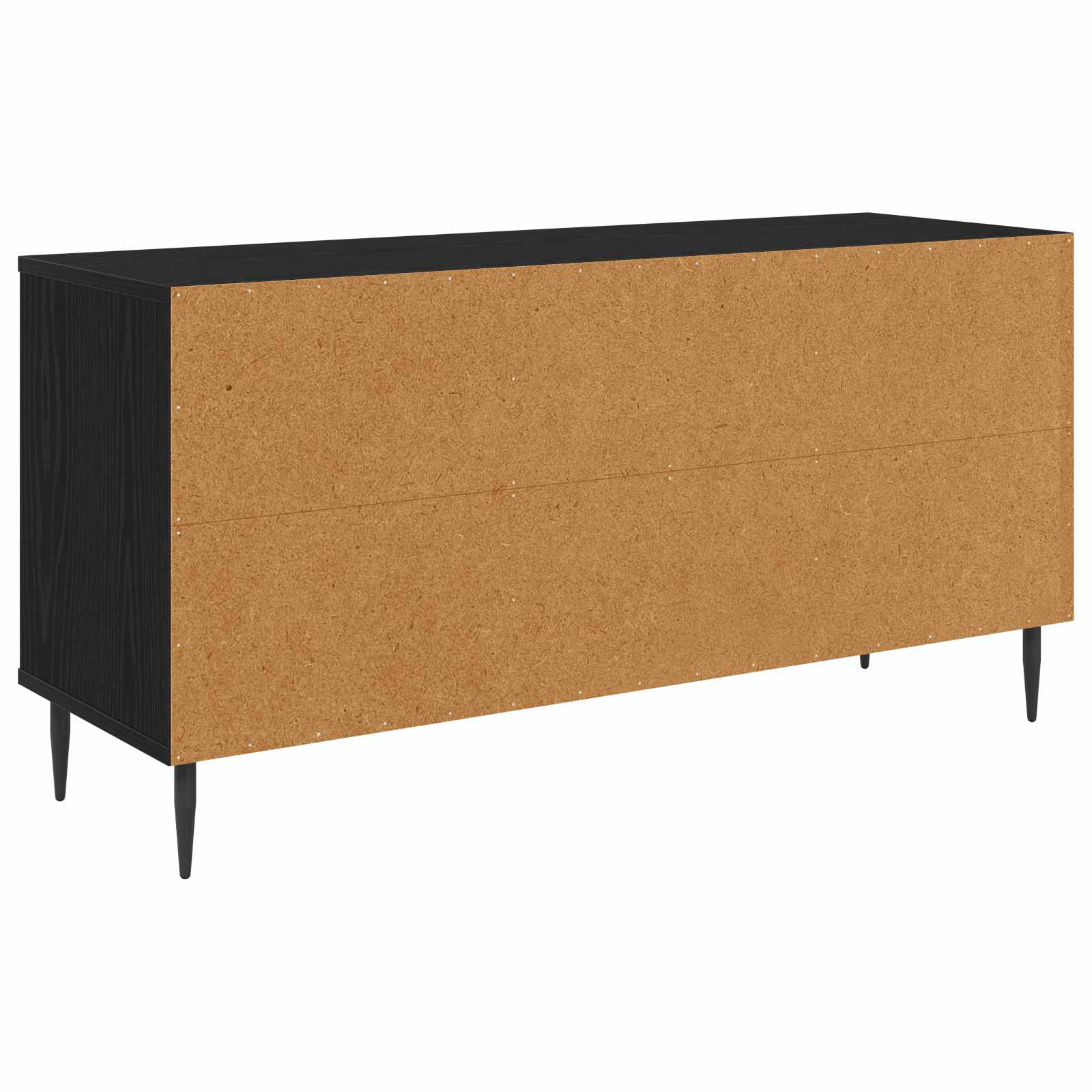 vidaXL TV Cabinet DOKKUM 102 x 33 x 51 cm Black Oak Engineered Wood 5