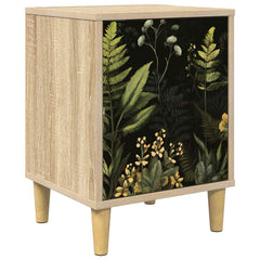 vidaXL Bedside Cabinet RHENEN Sonoma Oak 36 x 33 x 50 cm 2