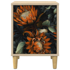 vidaXL Bedside Cabinet LOCHEM 2 pcs Sonoma Oak 36 x 33 x 50 cm 6