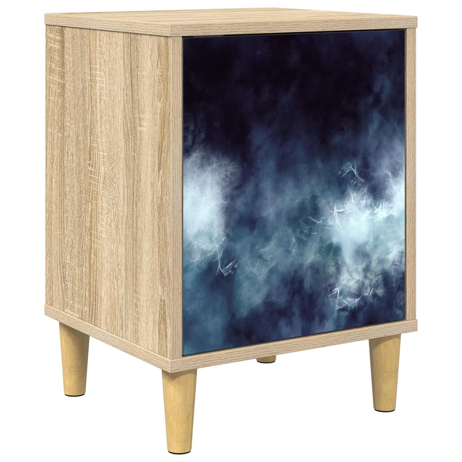 vidaXL Bedside Cabinet RAALTE Sonoma Oak 36 x 33 x 50 cm 2