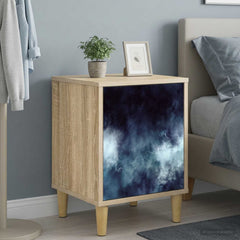 vidaXL Bedside Cabinet RAALTE 2 pcs Sonoma Oak 36 x 33 x 50 cm 1