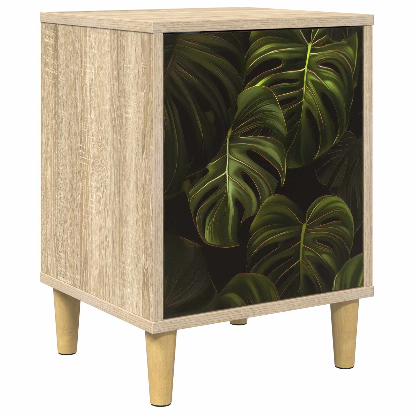 vidaXL Bedside Cabinet ELBURG Sonoma Oak 36 x 33 x 50 cm 2