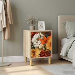 vidaXL Bedside Cabinet GENNEP Sonoma Oak 36 x 33 x 50 cm 1