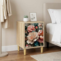 vidaXL Bedside Cabinet BORNE Sonoma Oak 36 x 33 x 50 cm 1