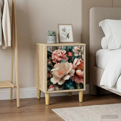 vidaXL Bedside Cabinet BORNE 2 pcs Sonoma Oak 36 x 33 x 50 cm 1